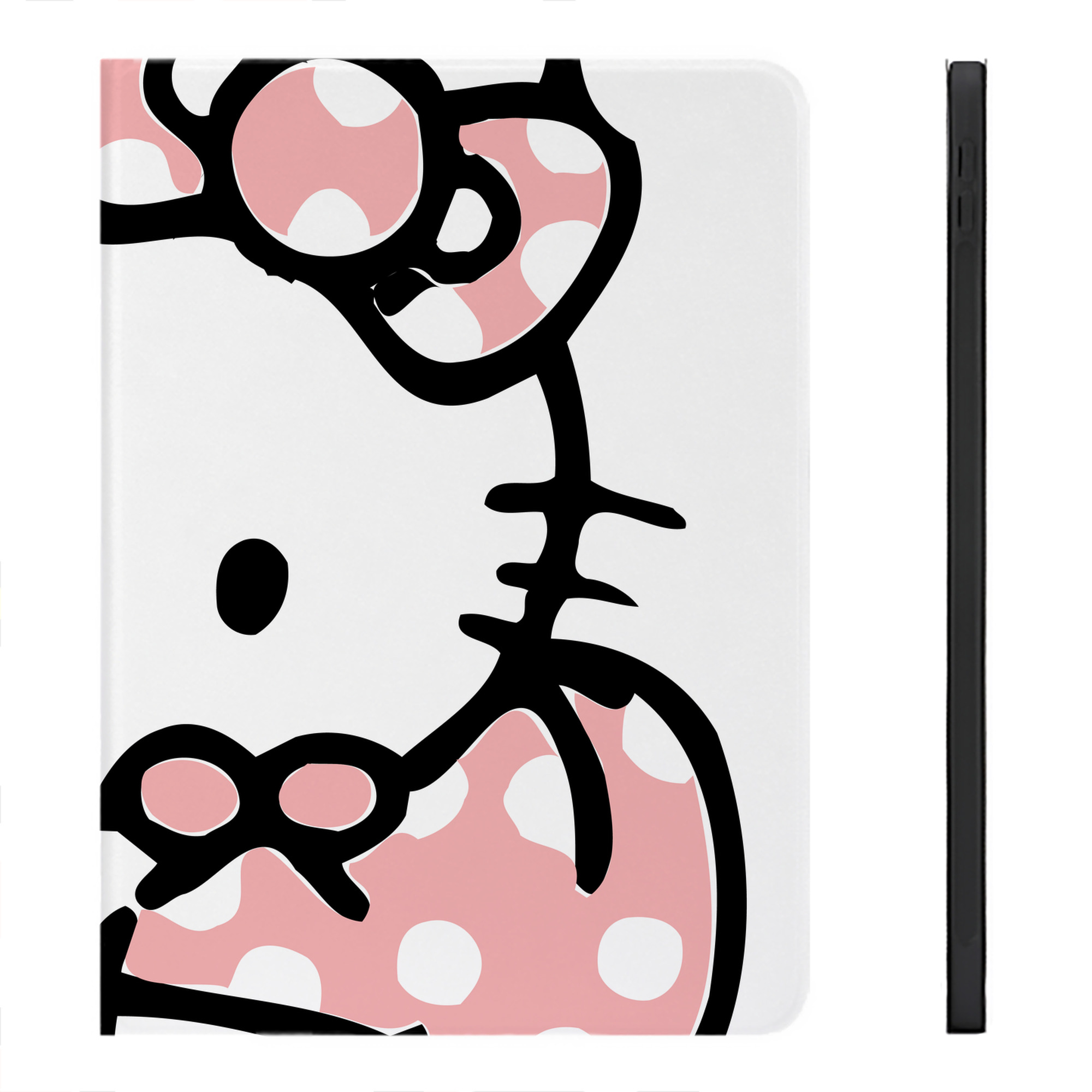 （画像用） Hello Kitty ハローキティ IPadケース ペンホルダー付き ブックスタイルデザイン